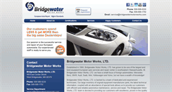 Desktop Screenshot of bridgewatermotorworks.com